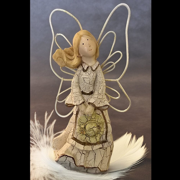 3 Piece‎ Angel Figurines, Excellent Condition - Picture 5 of 7